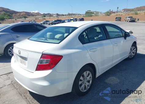 2012 Honda Civic Lx from USA, damaged, VIN 2HGFB2F58CH568520